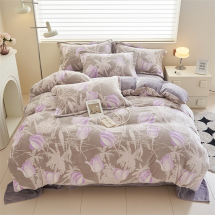 91家纺网 家纺一手货源 找家纺 （总）2024新款A类立体雕花四件套