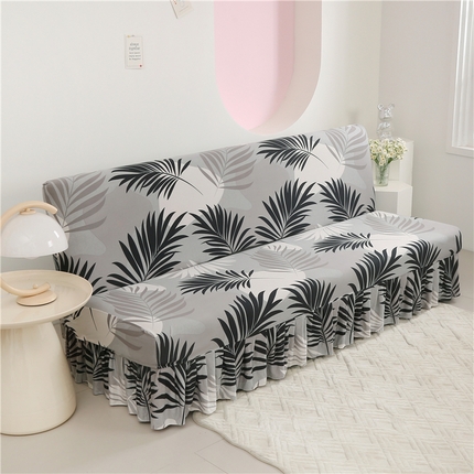 91家纺网 家纺一手货源 找家纺 （总）雅竹家纺 2024新款牛奶丝单版系列裙边款沙发床