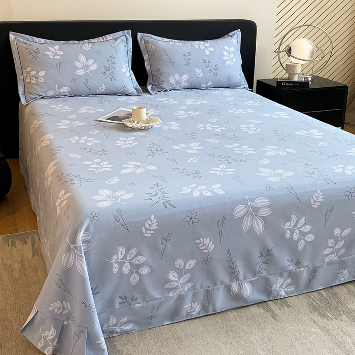 91家纺网 家纺一手货源 找家纺 莱通家纺 2024秋冬新款超柔喷气加厚磨毛单品床单 佰草集