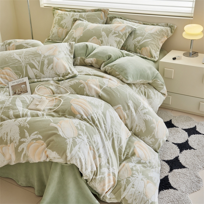 91家纺网 家纺一手货源 找家纺 （总）2024新款A类立体雕花四件套