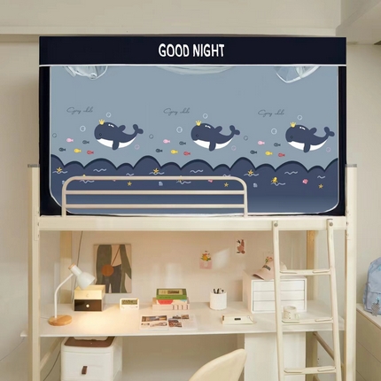 91家纺网 家纺一手货源 找家纺 （总）富缘娜 2025新款遮光防蚊学生床帘式蚊帐