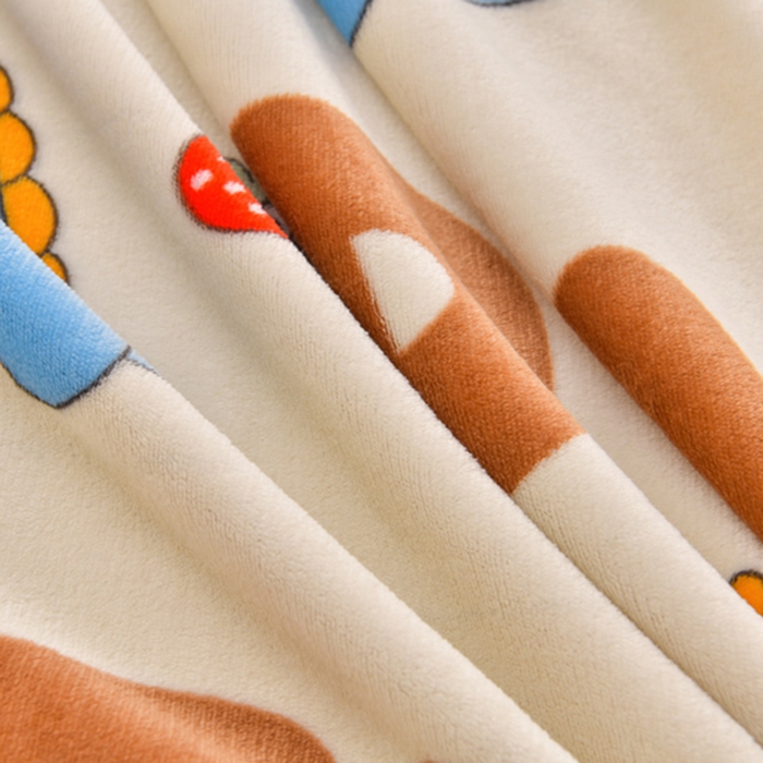 91家纺网 家纺一手货源 找家纺 绒耀 2025新款高克重牛奶绒四件套保暖四件套直播爆款电商爆款 快乐萌龙