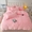 91家纺网 家纺一手货源 找家纺 （总）星尚家纺 2024新款加厚保暖全消光牛奶绒夹棉床裙四件套-玫瑰之恋
