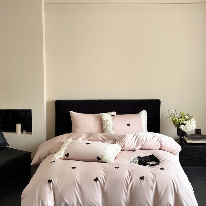 91家纺网 家纺一手货源 找家纺 鹿班家居 2024新款全棉100S长绒棉毛巾绣系列——少女清梦（标准会员-20元）  少女清梦-粉