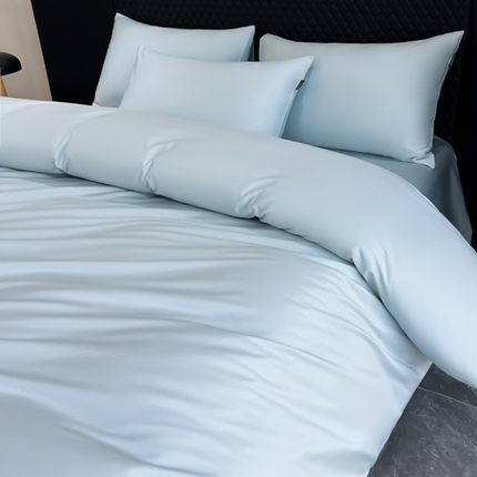 91家纺网 家纺一手货源 找家纺 （总）家居1号家纺 2024新款50双股新疆长绒棉纯色四件套单品系列-单被套