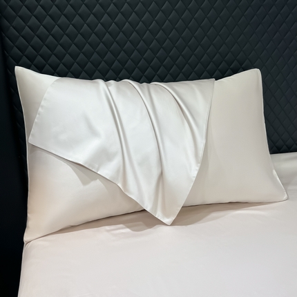 91家纺网 家纺一手货源 找家纺 （总）家居1号家纺 2024新款50双股新疆长绒棉纯色四件套单品系列-单枕套