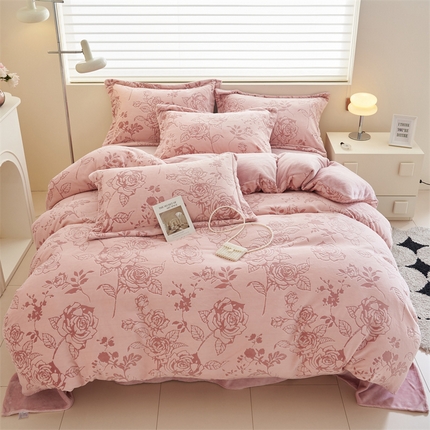 91家纺网 家纺一手货源 找家纺 （总）2024新款A类立体雕花四件套