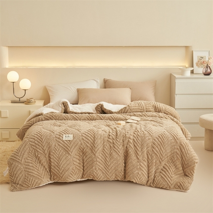 91家纺网 家纺一手货源 找家纺 （总）2024新品塔肤绒保暖舒适冬被子被芯