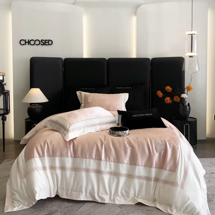 （总）初拾 2024新款高精密色织提花100s澳棉四件套—星河漫步