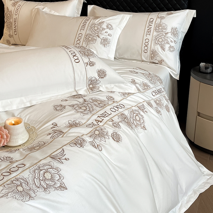 91家纺网 家纺一手货源 找家纺 （总）理想家家纺 2024新款13372全棉刺绣四件套系列-花季