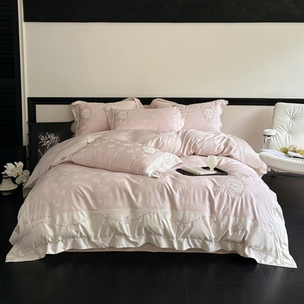 （总）爱缦 2024新款100支兰精天丝棉四件套--蝶舞星光系列