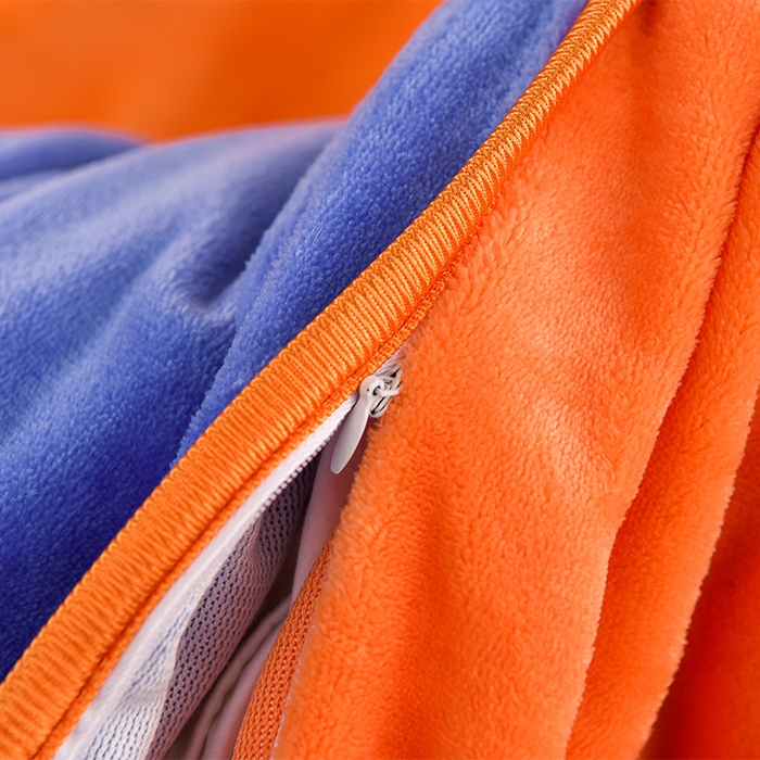 91家纺网 家纺一手货源 找家纺 绒耀 2025新款高克重牛奶绒四件套保暖四件套直播爆款电商爆款 曼珠沙华桔