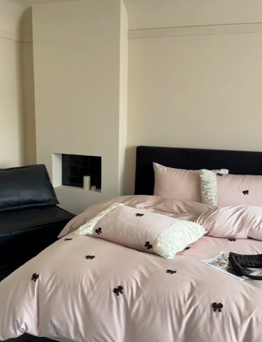 91家纺网 家纺一手货源 找家纺 鹿班家居 2024新款全棉100S长绒棉毛巾绣系列——少女清梦（标准会员-20元）  少女清梦-粉