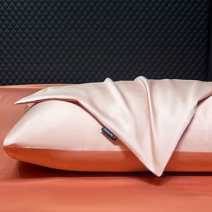 91家纺网 家纺一手货源 找家纺 家居1号家纺 2024新款50双股新疆长绒棉纯色四件套单品系列-单枕套 枕套共享-夏恋