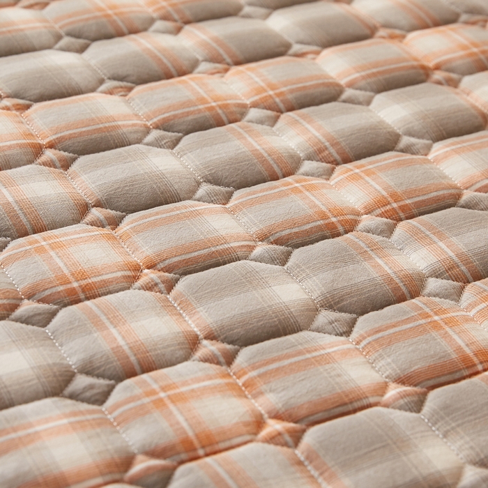 91家纺网 家纺一手货源 找家纺 迪乐妮家居 2024新款单人床色织全棉夹棉床笠(无印家居风） 诺卡