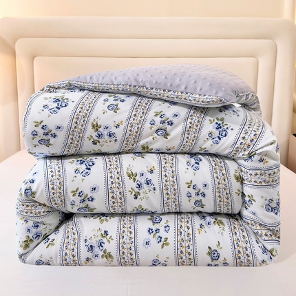 91家纺网 家纺一手货源 找家纺 （总）暖阁 2025新款A类水洗棉豆豆被冬被春秋被被子被芯
