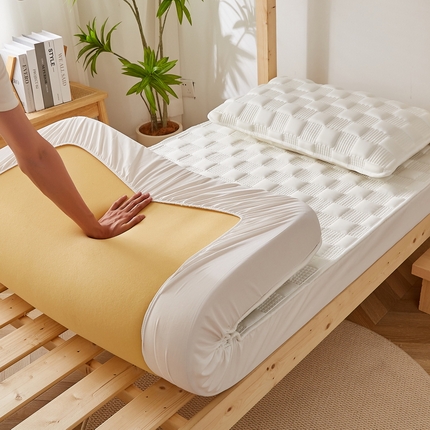 91家纺网 家纺一手货源 找家纺 （总）花言狐语 2025新款单人床布拉格夹棉加厚床笠