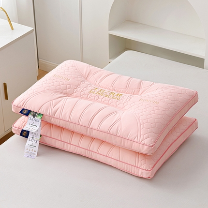 91家纺网 家纺一手货源 找家纺 （总）仁宇枕业 2024年新款枕芯 大红喜庆枕芯新人新娘结婚婚庆婚嫁陪嫁定型护颈低枕头