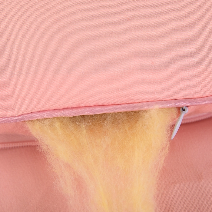 91家纺网 家纺一手货源 找家纺 梦莱家纺 2024新款立体双胎子母被拉链磨毛被冬被被子被芯 玉色