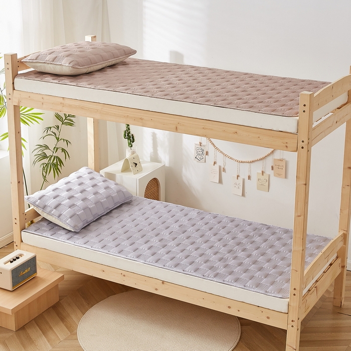 91家纺网 家纺一手货源 找家纺 卡派 2024新款布拉格夹棉加厚床褥单人床 布拉格-灰