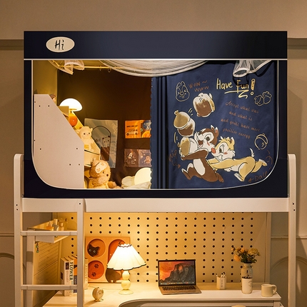 91家纺网 家纺一手货源 找家纺 （总）安金蚊帐 2024新款99%强遮光逐梦空间宿舍上下铺蚊帐