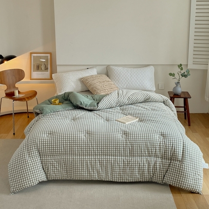 91家纺网 家纺一手货源 找家纺 （总）宝士康家纺 2024新款简约无印风冬被 被子被芯