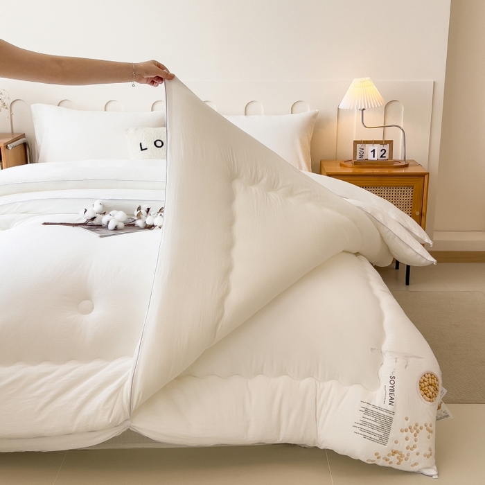 91家纺网 家纺一手货源 找家纺 （总）宝士康家纺 2024新款大豆被冬被子母被 被子被芯