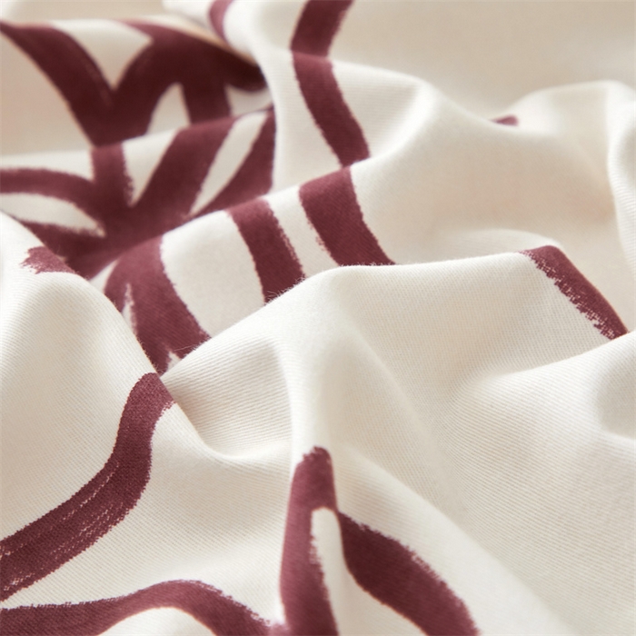 91家纺网 家纺一手货源 找家纺 曼秀琳 2024新款全棉超柔生态磨毛四件套（32*21支） 莓有烦恼-红