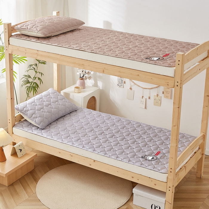 91家纺网 家纺一手货源 找家纺 卡派 2024新款水洗棉100%新疆棉花床褥款单人床 棉花-灰