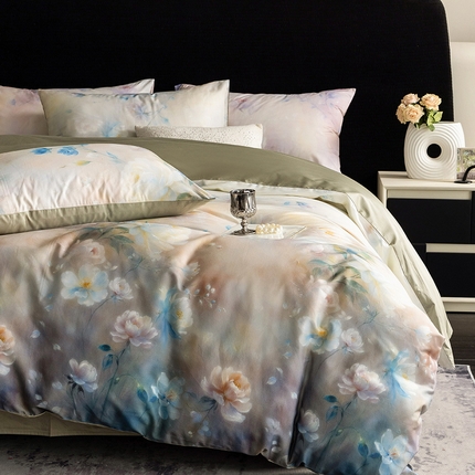 91家纺网 家纺一手货源 找家纺 （总）立奥被业 2024新款60*60数码印花四件套全棉四件套 控价199