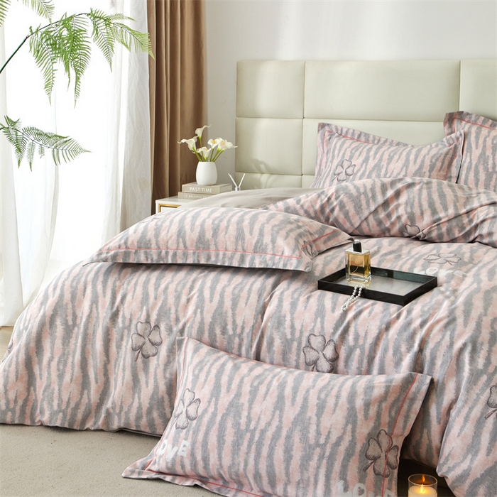 91家纺网 家纺一手货源 找家纺 曼秀琳 2024新款全棉超柔生态磨毛四件套（32*21支） 花香物语