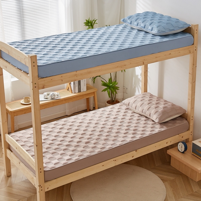 91家纺网 家纺一手货源 找家纺 卡派 2024新款布拉格夹棉加厚床笠单人床 布拉格-卡其