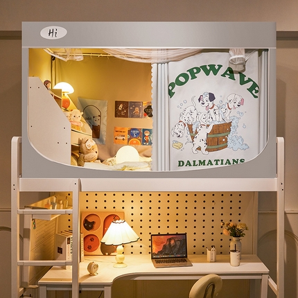 91家纺网 家纺一手货源 找家纺 （总）安金蚊帐 2024新款99%强遮光逐梦空间宿舍上下铺蚊帐