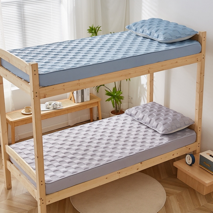 91家纺网 家纺一手货源 找家纺 卡派 2024新款布拉格夹棉加厚床笠单人床 布拉格-灰