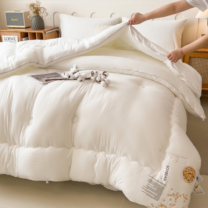 91家纺网 家纺一手货源 找家纺 （总）宝士康家纺 2024新款大豆被冬被子母被 被子被芯