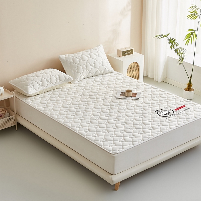 91家纺网 家纺一手货源 找家纺 卡派 2024新款水洗棉100%新疆棉花床褥大床 棉花-白