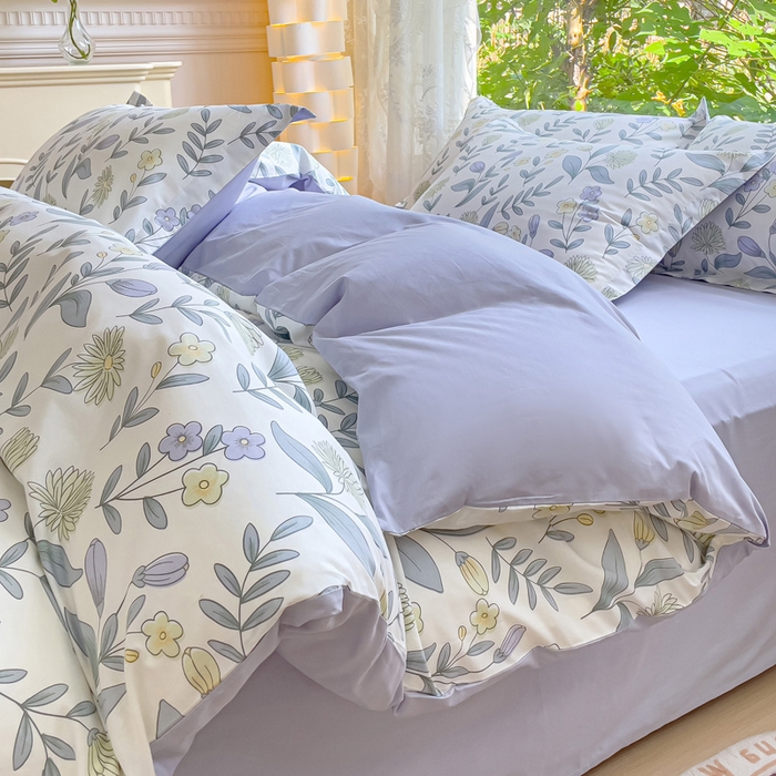 91家纺网 家纺一手货源 找家纺 金鑫汇家纺 2024新款印花四件套 诗情画意