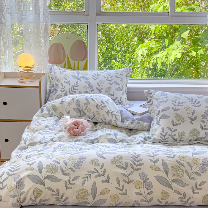 91家纺网 家纺一手货源 找家纺 金鑫汇家纺 2024新款印花四件套 诗情画意