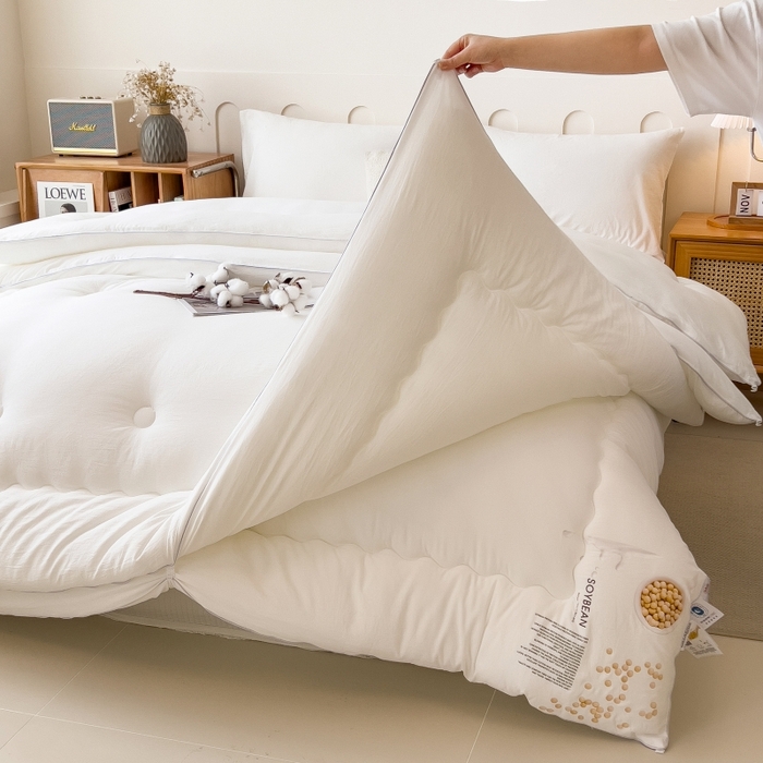 91家纺网 家纺一手货源 找家纺 （总）宝士康家纺 2024新款大豆被冬被子母被 被子被芯