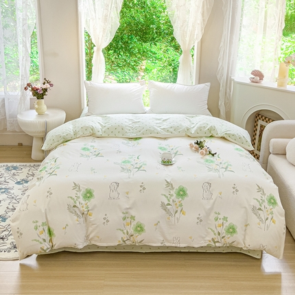 金鑫汇家纺 2024新款印花四件套 花信子