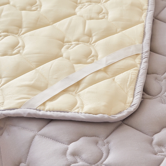 91家纺网 家纺一手货源 找家纺 卡派 2024新款水洗棉100%新疆棉花床褥款单人床 棉花-灰