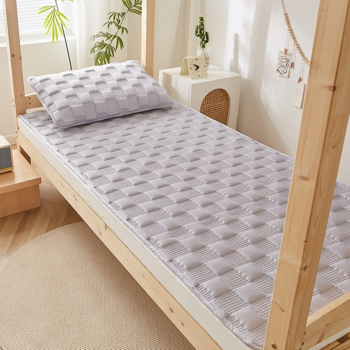 91家纺网 家纺一手货源 找家纺 卡派 2024新款布拉格夹棉加厚床褥单人床 布拉格-灰