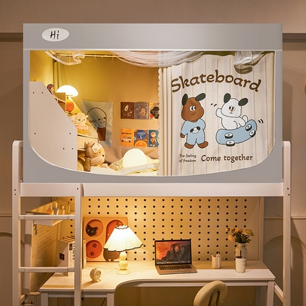 91家纺网 家纺一手货源 找家纺 （总）安金蚊帐 2024新款99%强遮光逐梦空间宿舍上下铺蚊帐