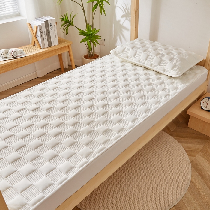 91家纺网 家纺一手货源 找家纺 卡派 2024新款布拉格夹棉加厚床笠单人床 布拉格-白