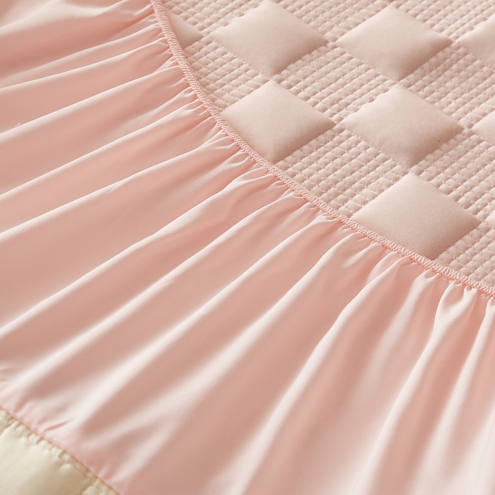 91家纺网 家纺一手货源 找家纺 卡派 2024新款布拉格水洗棉夹棉加厚床笠大床 布拉格-玉