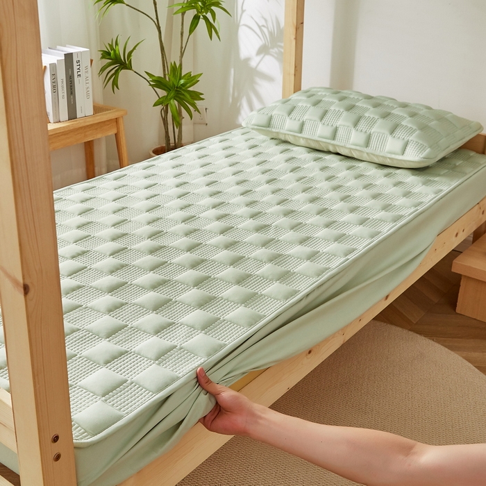 91家纺网 家纺一手货源 找家纺 （总）卡派 2024新款布拉格夹棉加厚床笠单人床