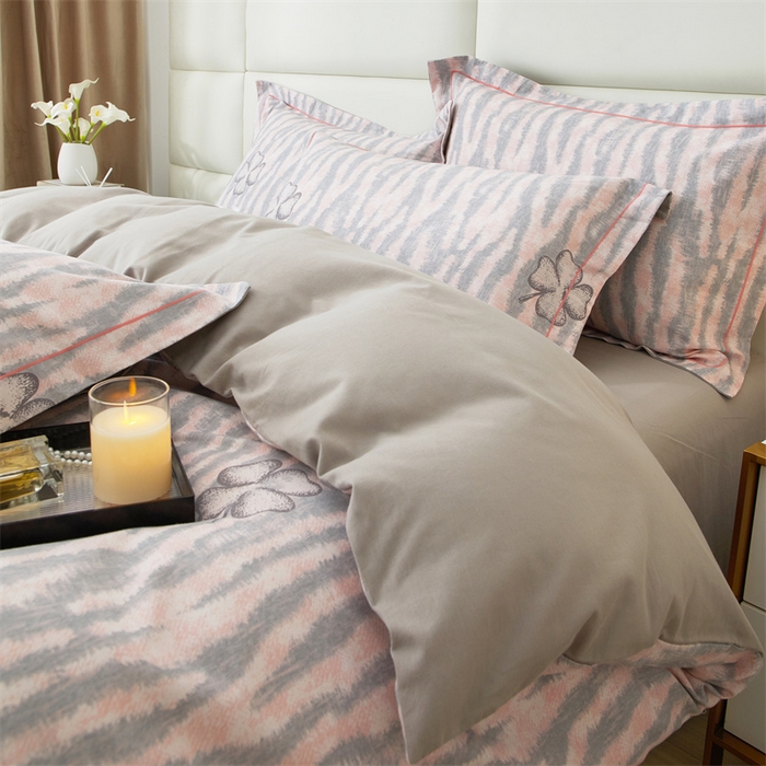 91家纺网 家纺一手货源 找家纺 曼秀琳 2024新款全棉超柔生态磨毛四件套（32*21支） 花香物语