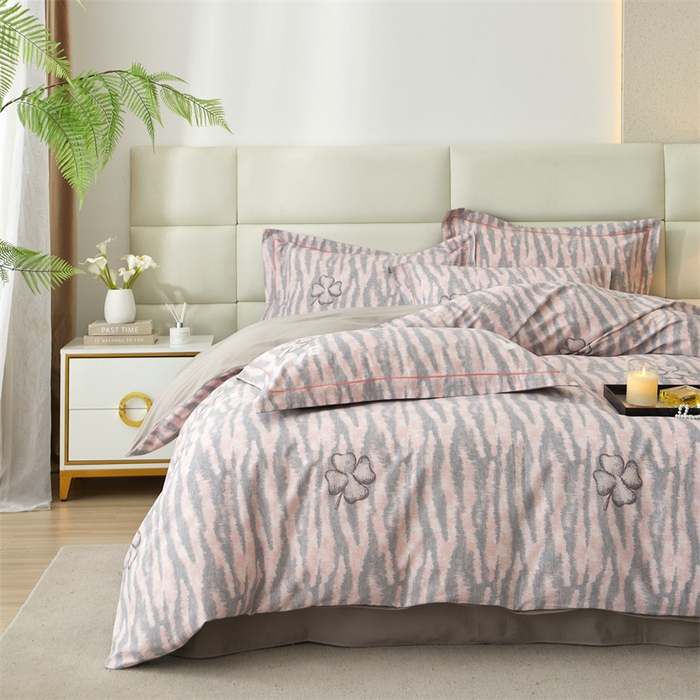 91家纺网 家纺一手货源 找家纺 曼秀琳 2024新款全棉超柔生态磨毛四件套（32*21支） 花香物语