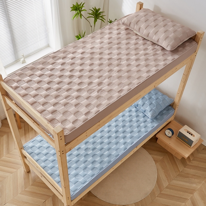 91家纺网 家纺一手货源 找家纺 卡派 2024新款布拉格夹棉加厚床笠单人床 布拉格-卡其