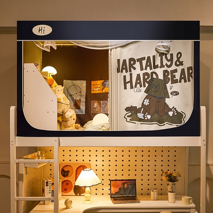 91家纺网 家纺一手货源 找家纺 （总）安金蚊帐 2024新款99%强遮光逐梦空间宿舍上下铺蚊帐